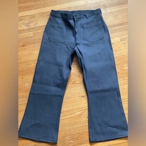 Vintage Seafarer Utility Navy Jeans - Bell Bottoms